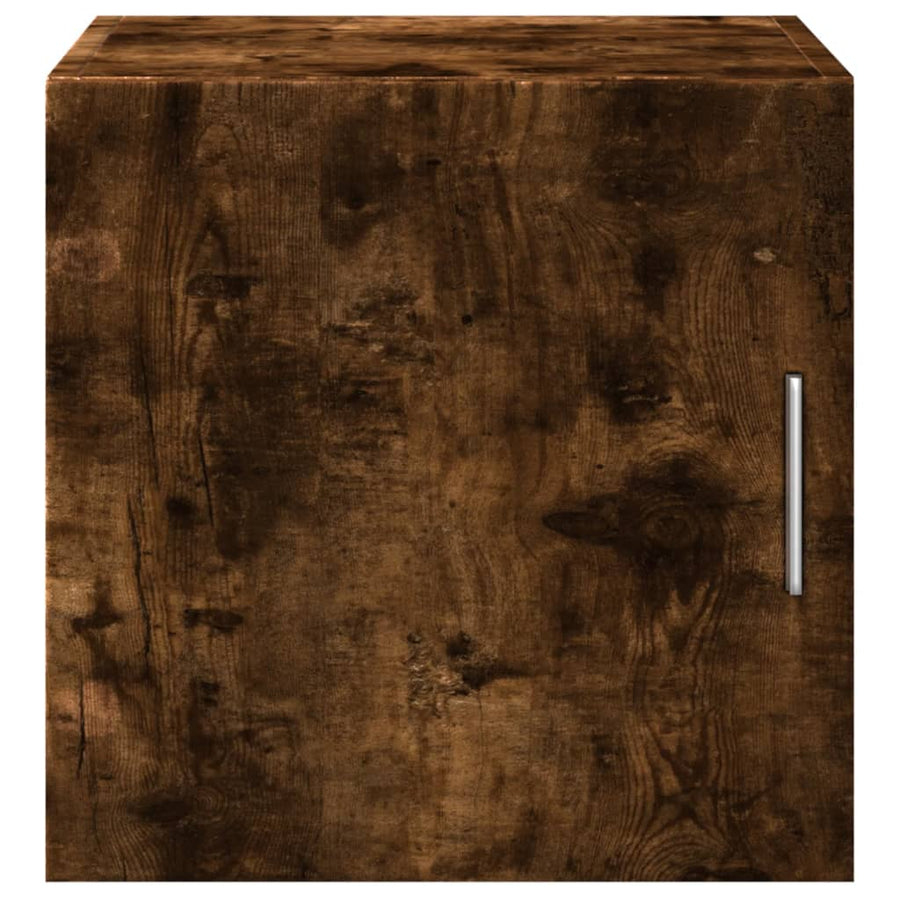 Wandkast 40X42,5X40 Cm Bewerkt Hout Kleurig Gerookt eiken
