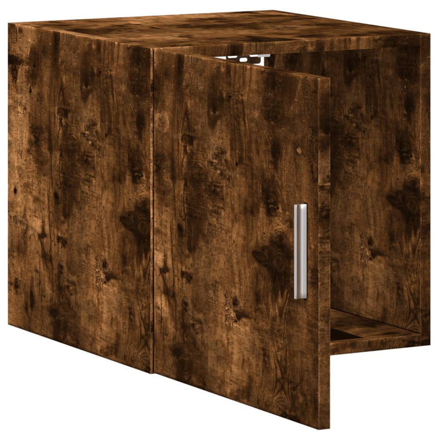 Wandkast 40X42,5X40 Cm Bewerkt Hout Kleurig Gerookt eiken