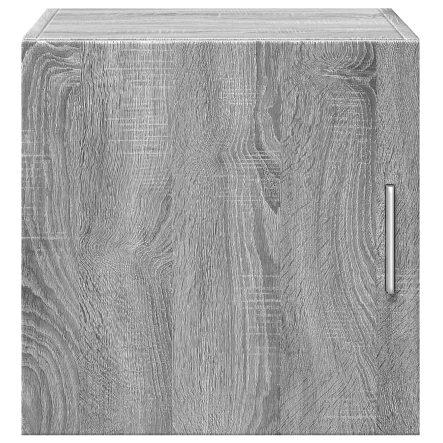 Wandkast 40x42,5x40 cm bewerkt hout grijs sonoma
