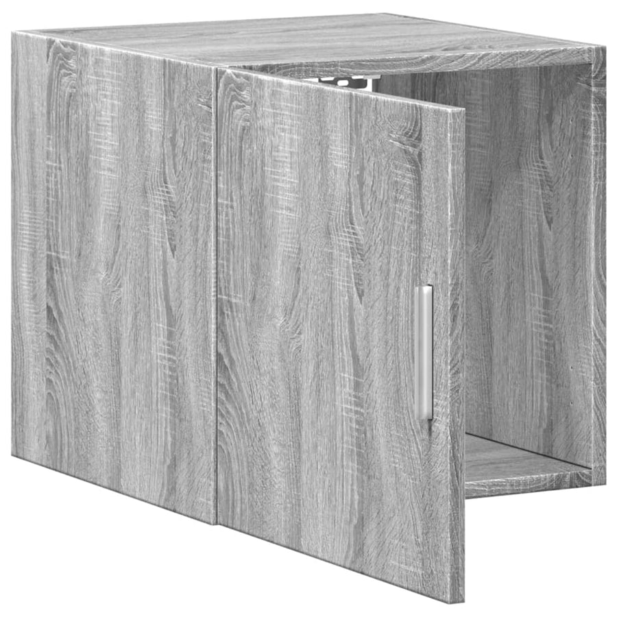 Wandkast 40x42,5x40 cm bewerkt hout grijs sonoma