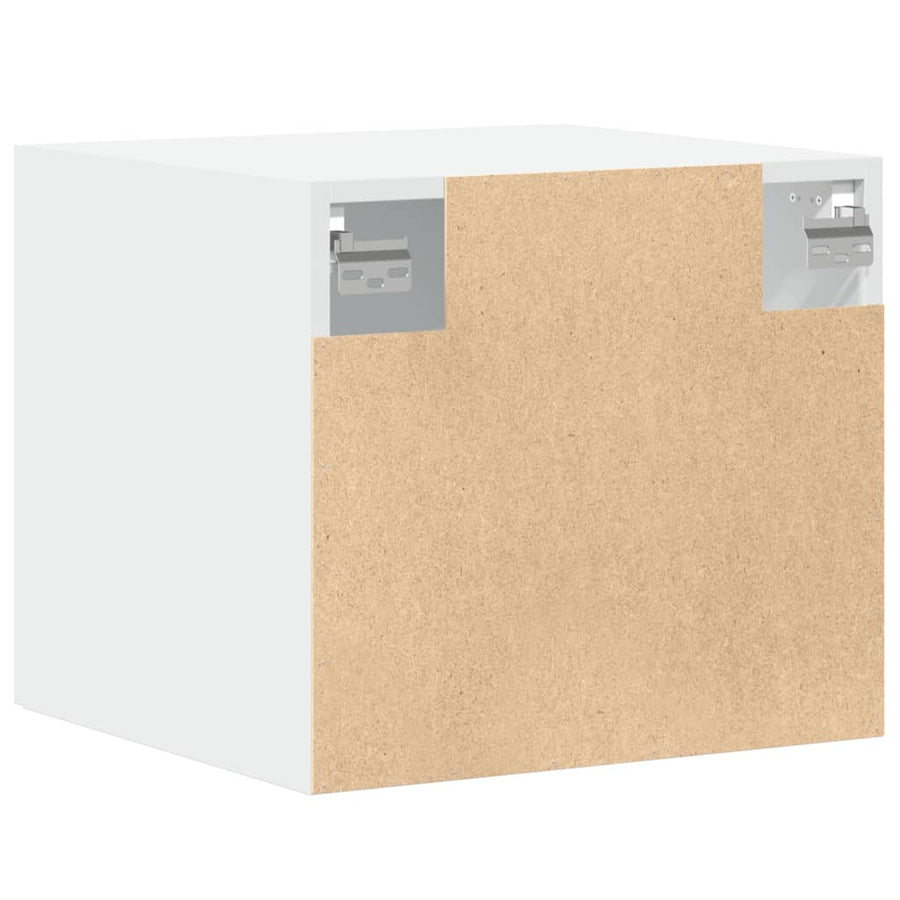 Wandkast 45X42,5X40 Cm Bewerkt Hout Wit
