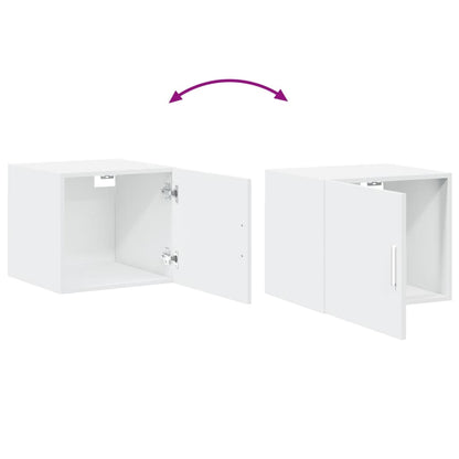 Wandkast 45X42,5X40 Cm Bewerkt Hout Wit