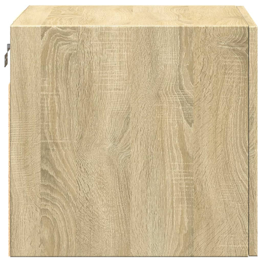 Wandkast 45X42,5X40 Cm Bewerkt Hout Kleurig Sonoma eiken