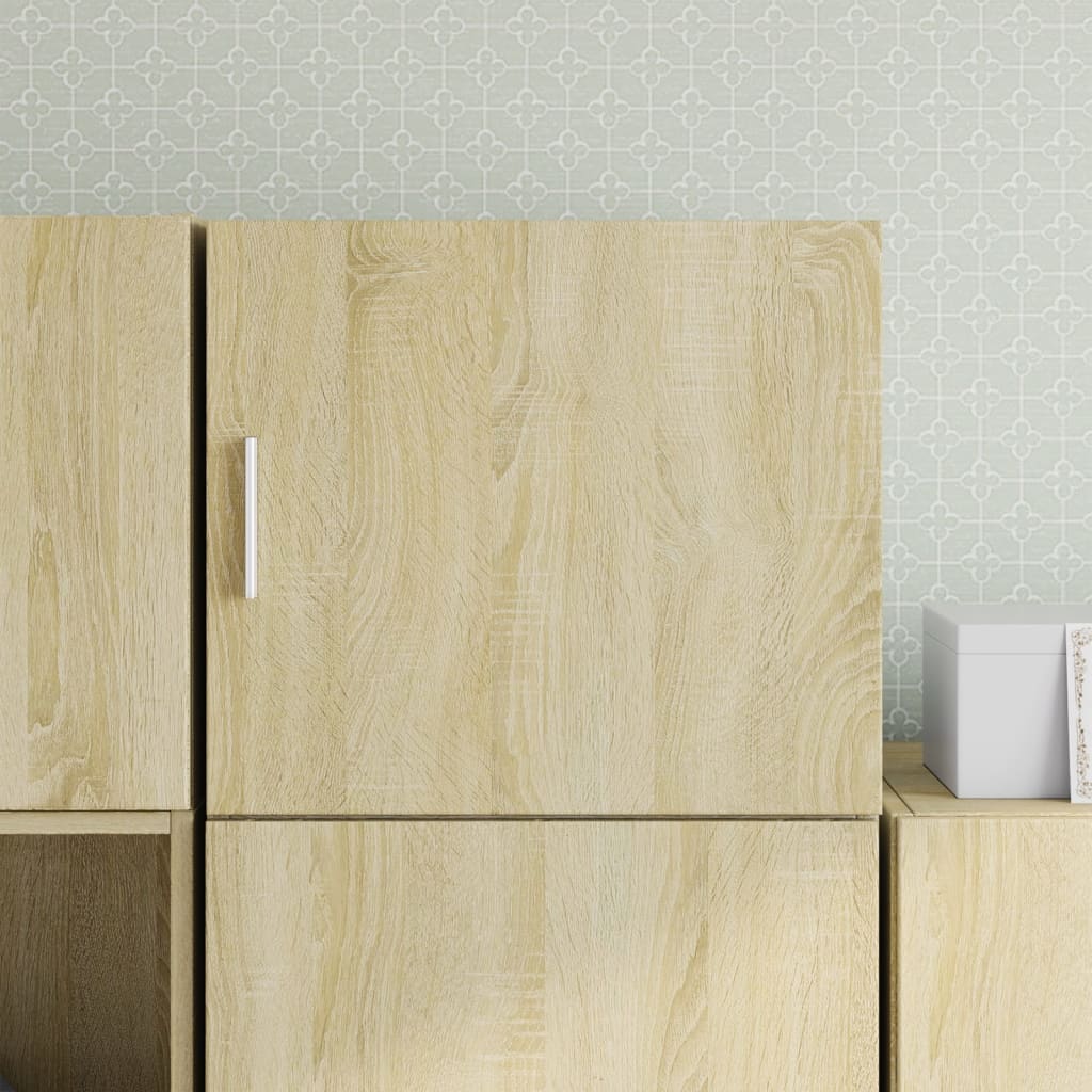 Wandkast 45X42,5X40 Cm Bewerkt Hout Kleurig Sonoma eiken