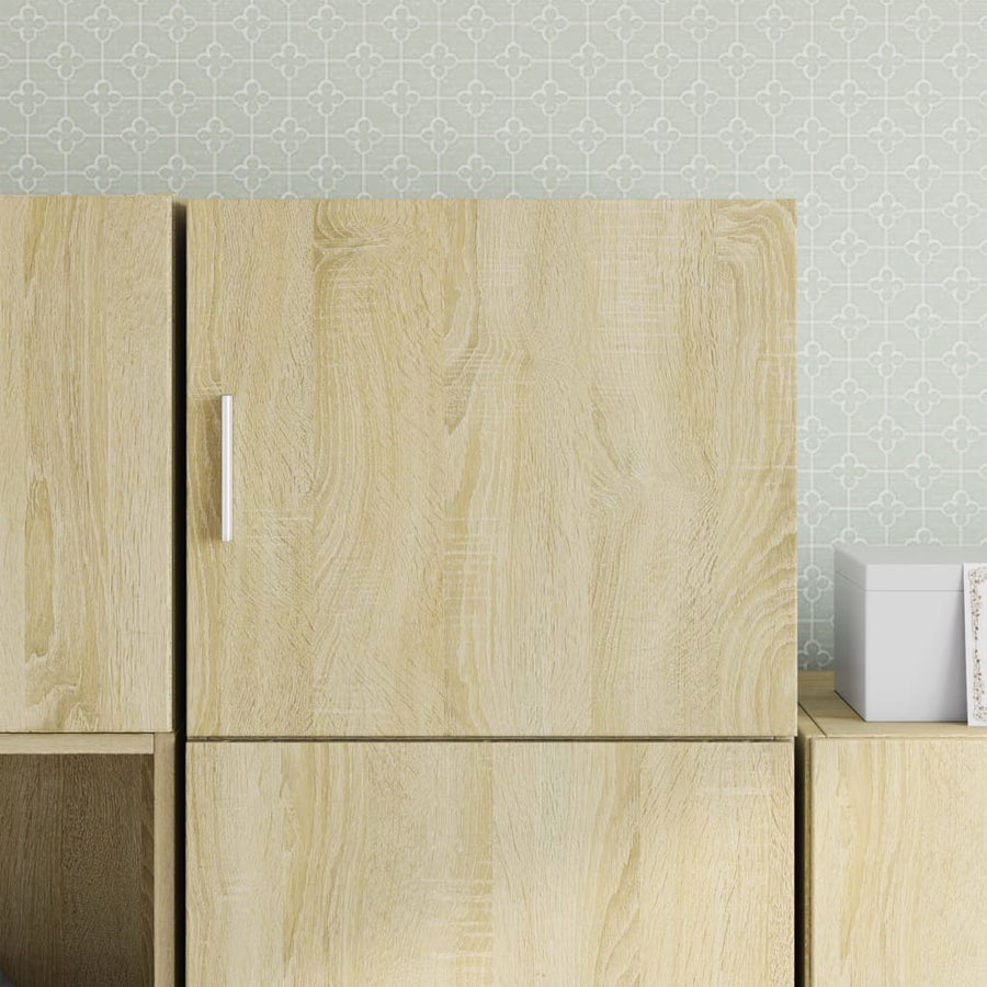 Wandkast 45X42,5X40 Cm Bewerkt Hout Kleurig Sonoma eiken