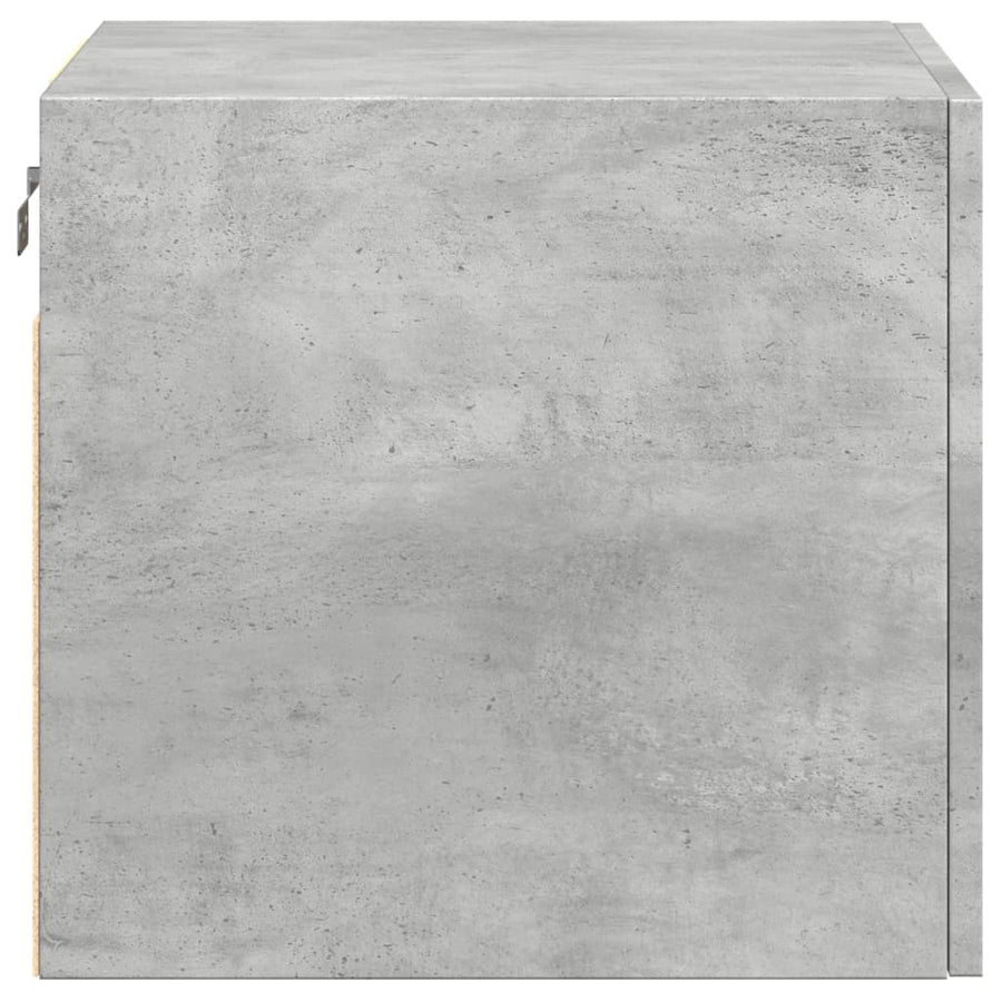 Wandkast 45x42,5x40 cm bewerkt hout betongrijs