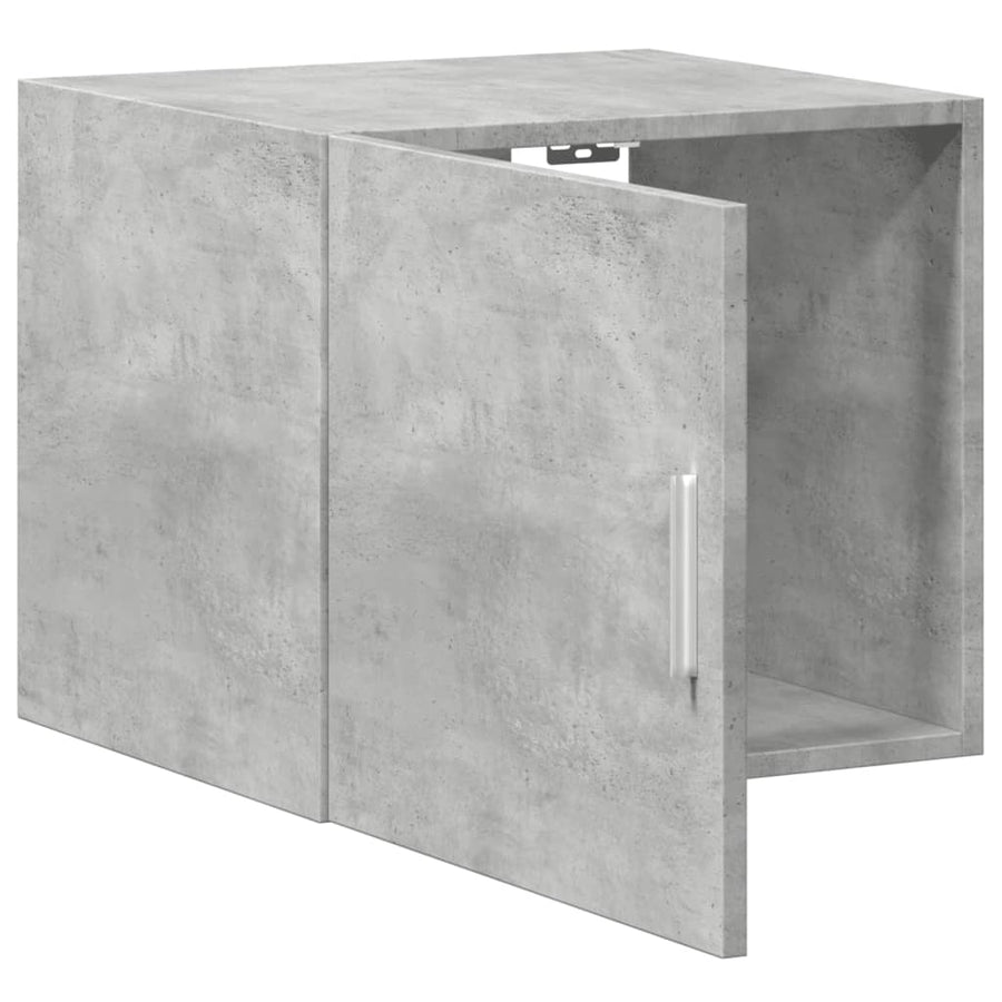 Wandkast 45x42,5x40 cm bewerkt hout betongrijs