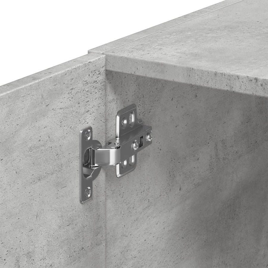 Wandkast 45x42,5x40 cm bewerkt hout betongrijs