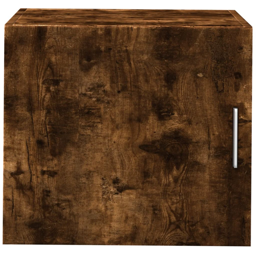 Wandkast 45x42,5x40 cm bewerkt hout gerookt eikenkleurig