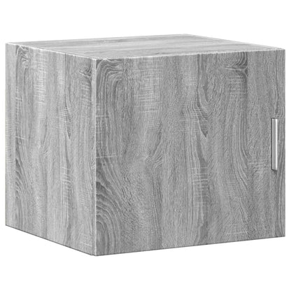 Wandkast 45x42,5x40 cm bewerkt hout grijs sonoma eikenkleurig