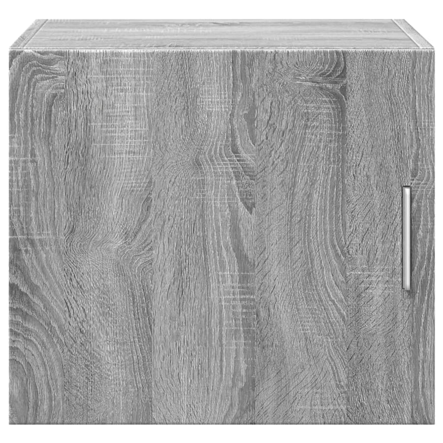 Wandkast 45x42,5x40 cm bewerkt hout grijs sonoma eikenkleurig