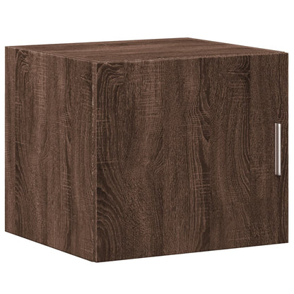 Wandkast 45x42,5x40 cm bewerkt hout bruin eikenkleurig