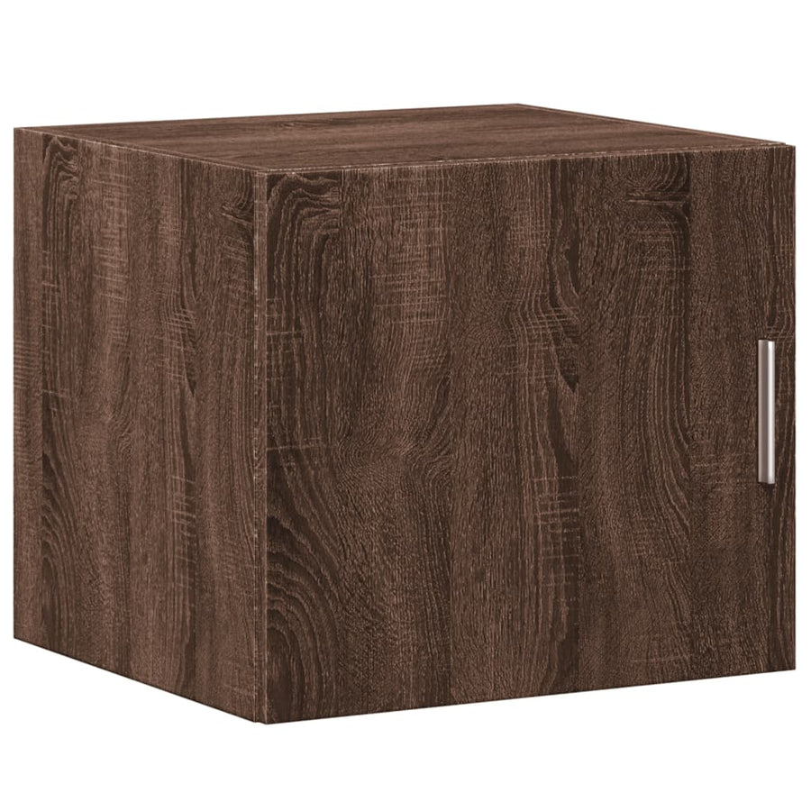 Wandkast 45x42,5x40 cm bewerkt hout bruin eikenkleurig
