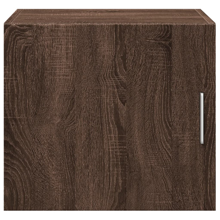 Wandkast 45x42,5x40 cm bewerkt hout bruin eikenkleurig