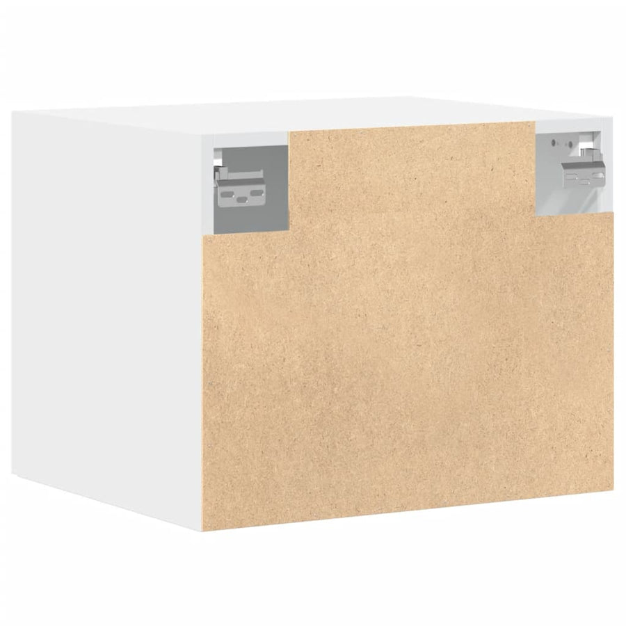 Wandkast 50x42,5x40 cm bewerkt hout wit