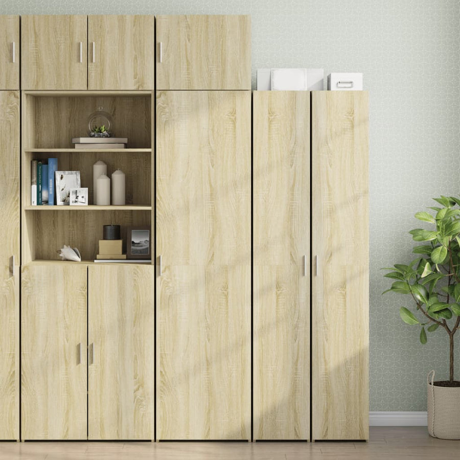 Wandkast 50x42,5x40 cm bewerkt hout sonoma eikenkleurig