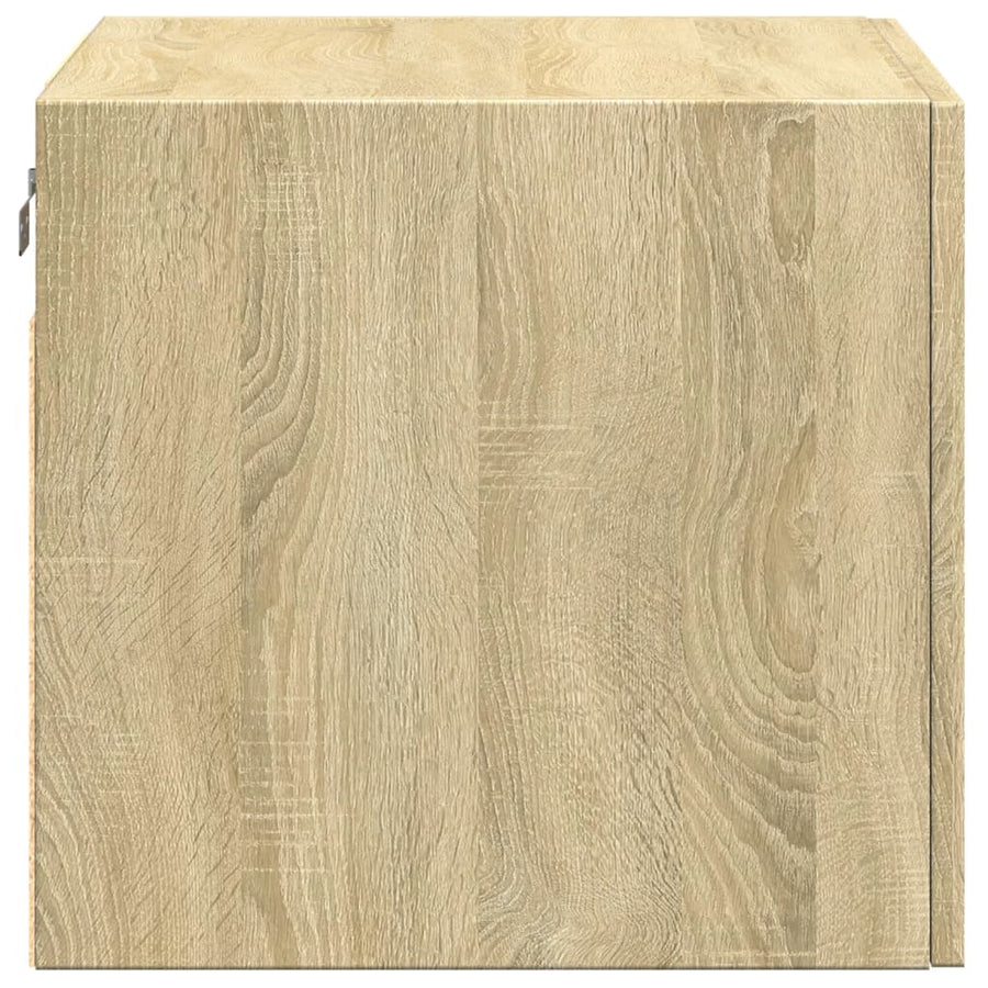 Wandkast 50x42,5x40 cm bewerkt hout sonoma eikenkleurig