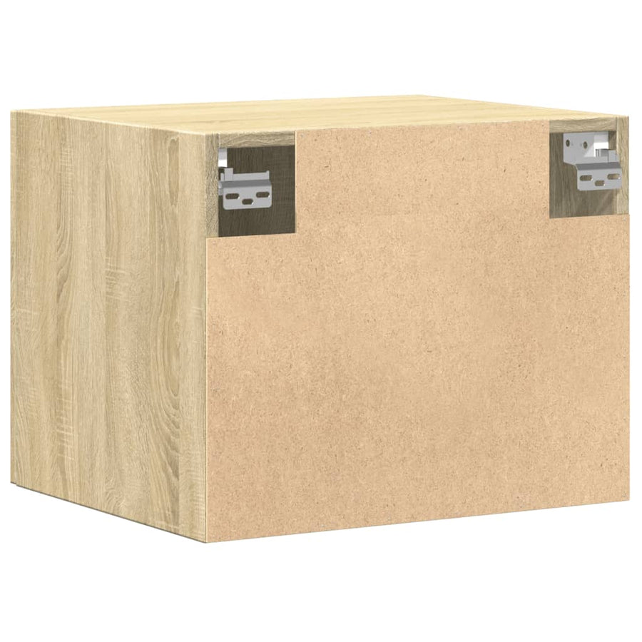 Wandkast 50x42,5x40 cm bewerkt hout sonoma eikenkleurig