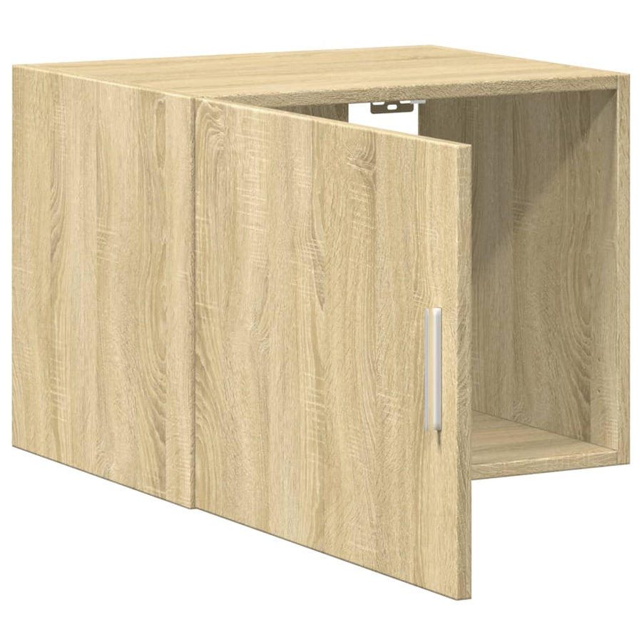 Wandkast 50x42,5x40 cm bewerkt hout sonoma eikenkleurig