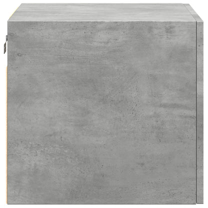 Wandkast 50x42,5x40 cm bewerkt hout betongrijs