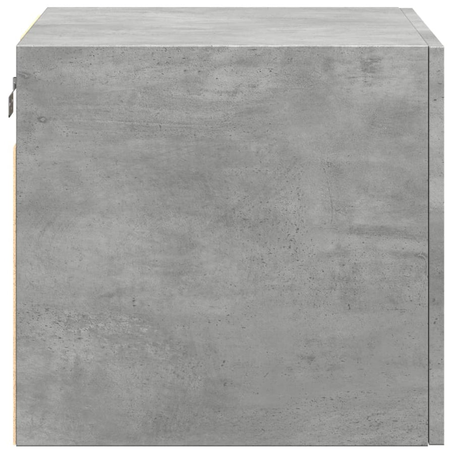Wandkast 50x42,5x40 cm bewerkt hout betongrijs