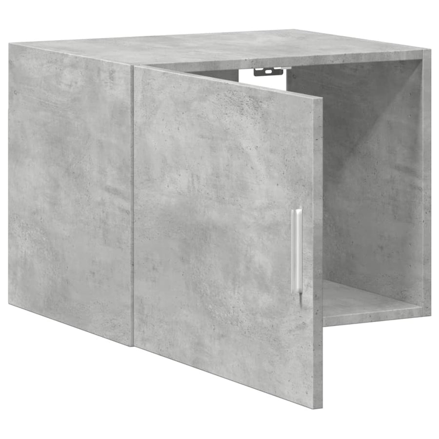 Wandkast 50x42,5x40 cm bewerkt hout betongrijs