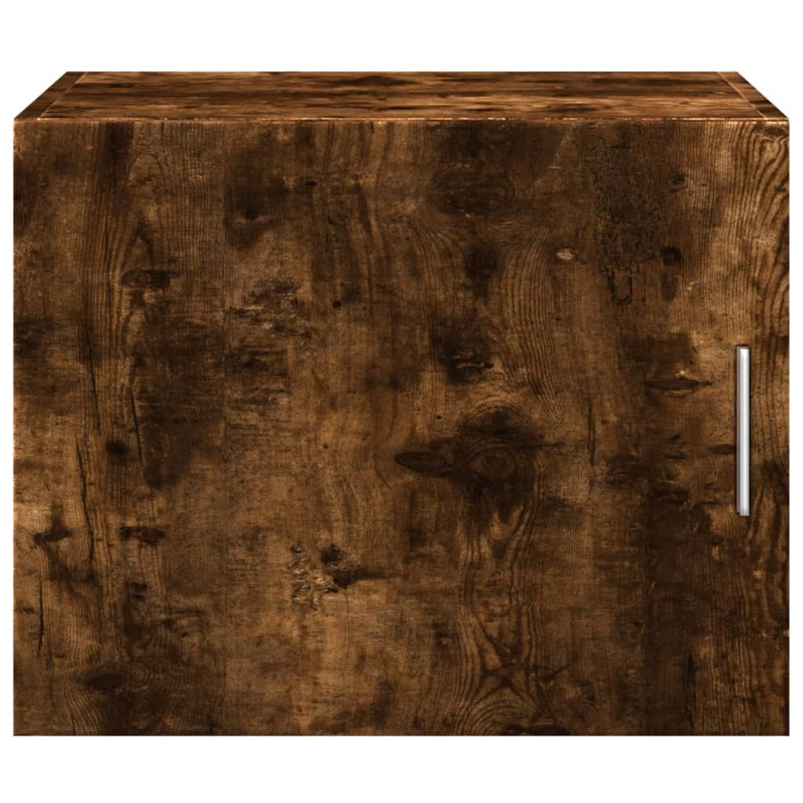 Wandkast 50X42,5X40 Cm Bewerkt Hout Kleurig Gerookt eiken