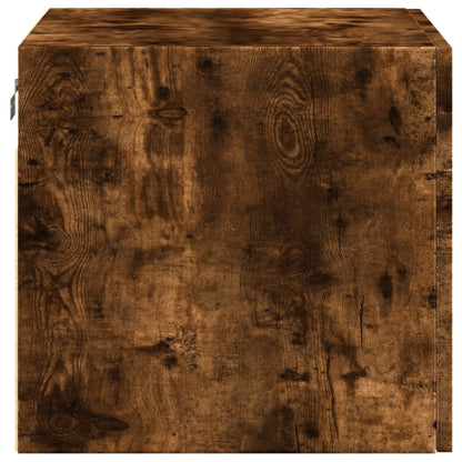 Wandkast 50X42,5X40 Cm Bewerkt Hout Kleurig Gerookt eiken