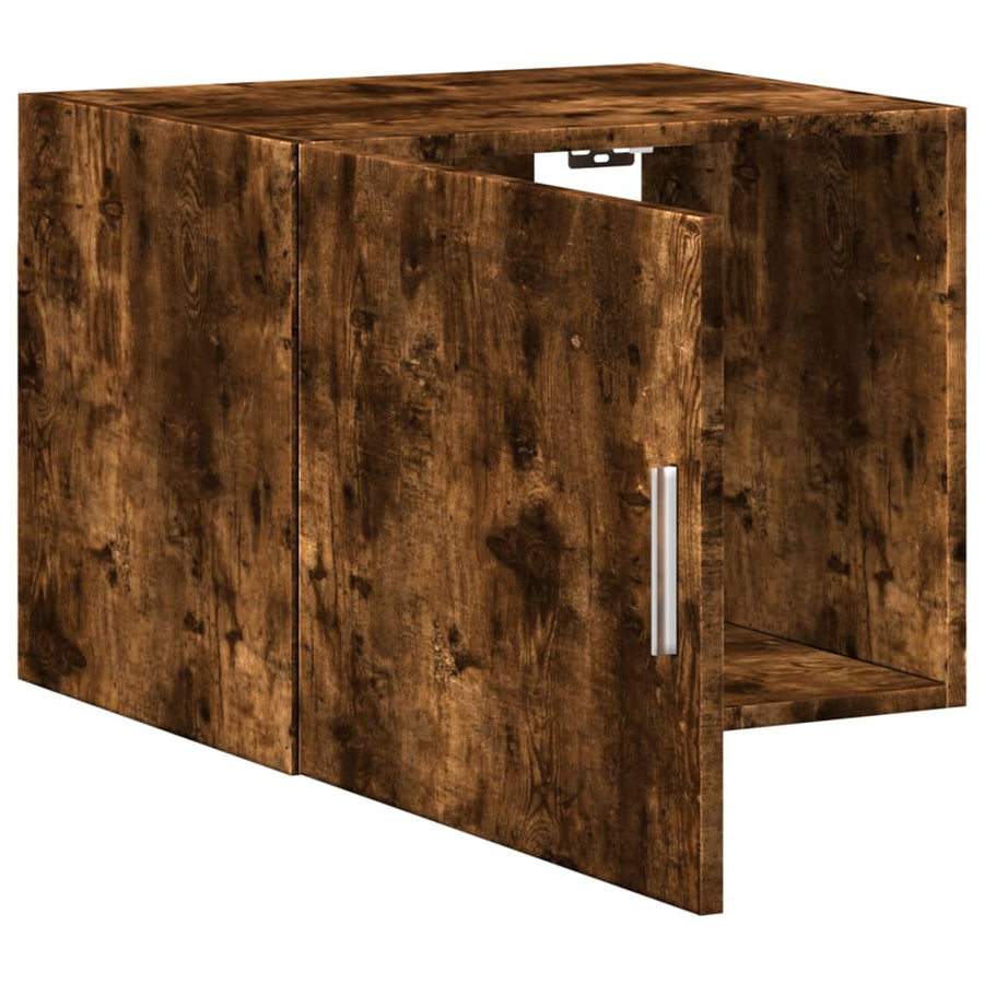 Wandkast 50X42,5X40 Cm Bewerkt Hout Kleurig Gerookt eiken