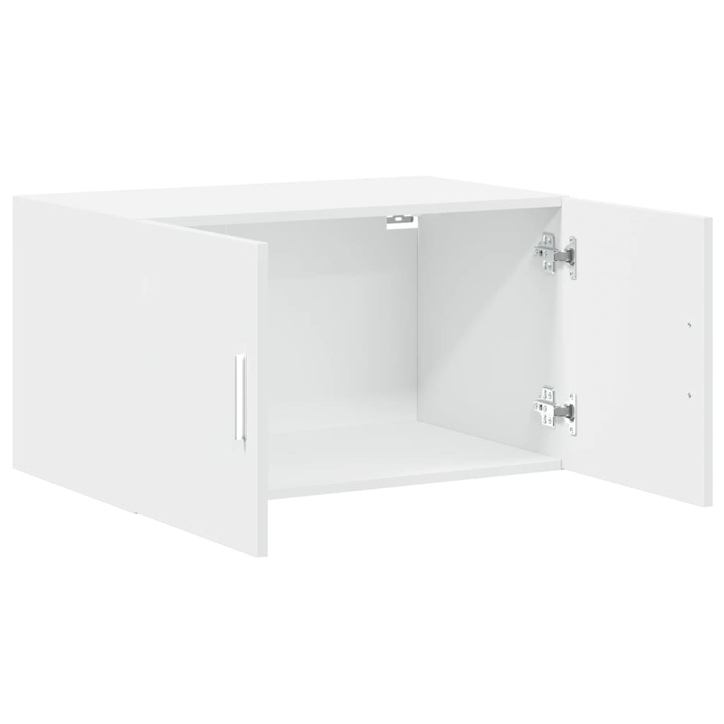 Wandkast 70x42,5x40 cm bewerkt hout wit