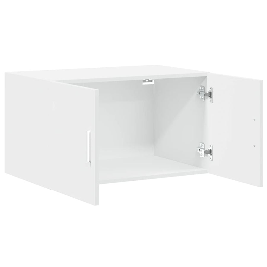 Wandkast 70x42,5x40 cm bewerkt hout wit
