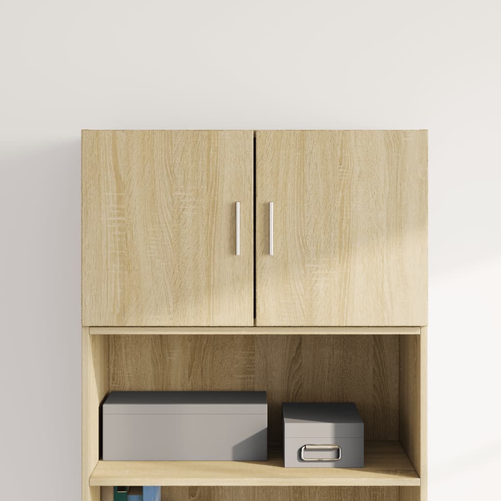 Wandkast 70x42,5x40 cm bewerkt hout sonoma eikenkleurig