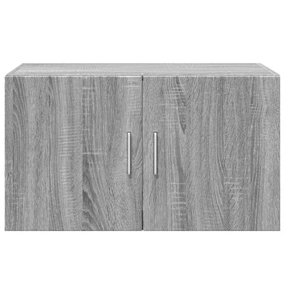 Wandkast 70x42,5x40 cm bewerkt hout grijs sonoma