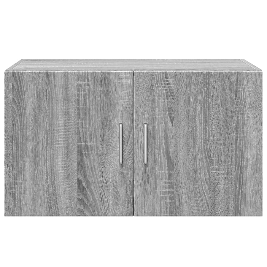 Wandkast 70x42,5x40 cm bewerkt hout grijs sonoma