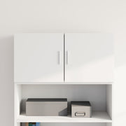 Wandkast 80x42,5x40 cm wit bewerkt hout