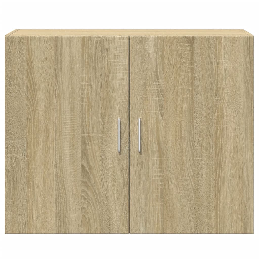 Wandkast 80X42,5X64 Cm Bewerkt Hout Kleurig Sonoma eiken
