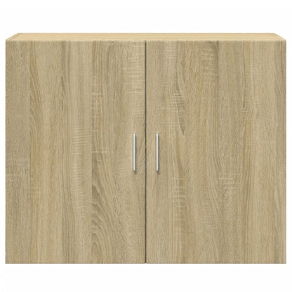 Wandkast 80X42,5X64 Cm Bewerkt Hout Kleurig Sonoma eiken