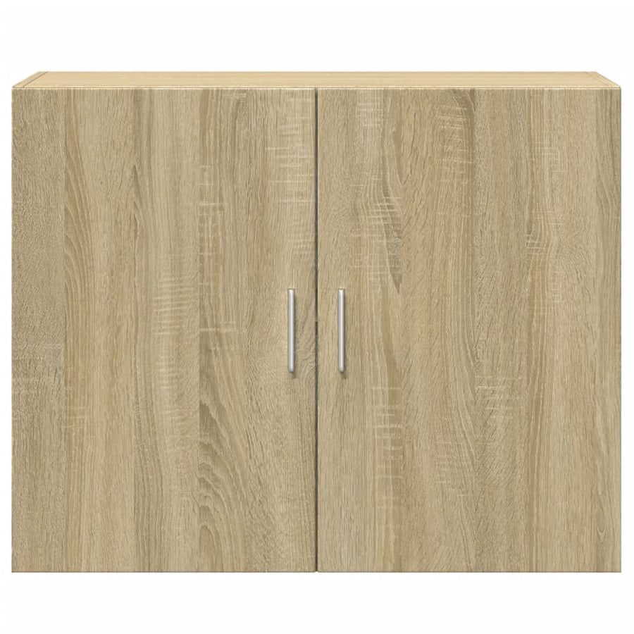 Wandkast 80X42,5X64 Cm Bewerkt Hout Kleurig Sonoma eiken