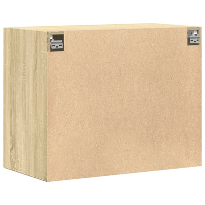 Wandkast 80X42,5X64 Cm Bewerkt Hout Kleurig Sonoma eiken