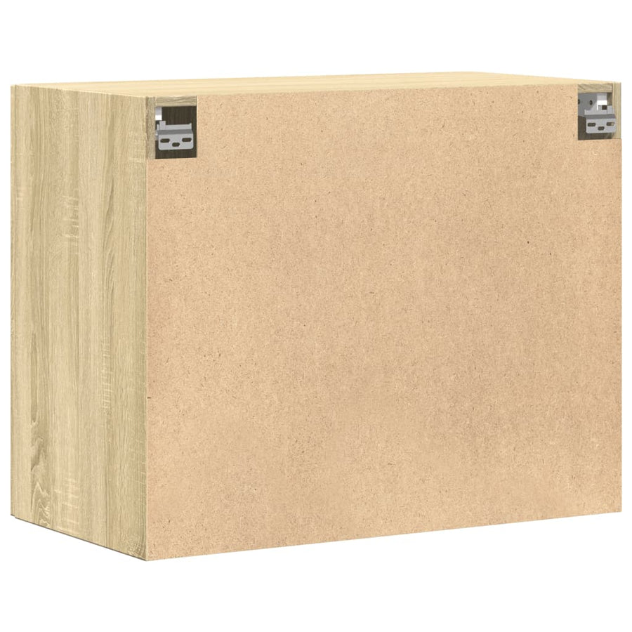 Wandkast 80X42,5X64 Cm Bewerkt Hout Kleurig Sonoma eiken