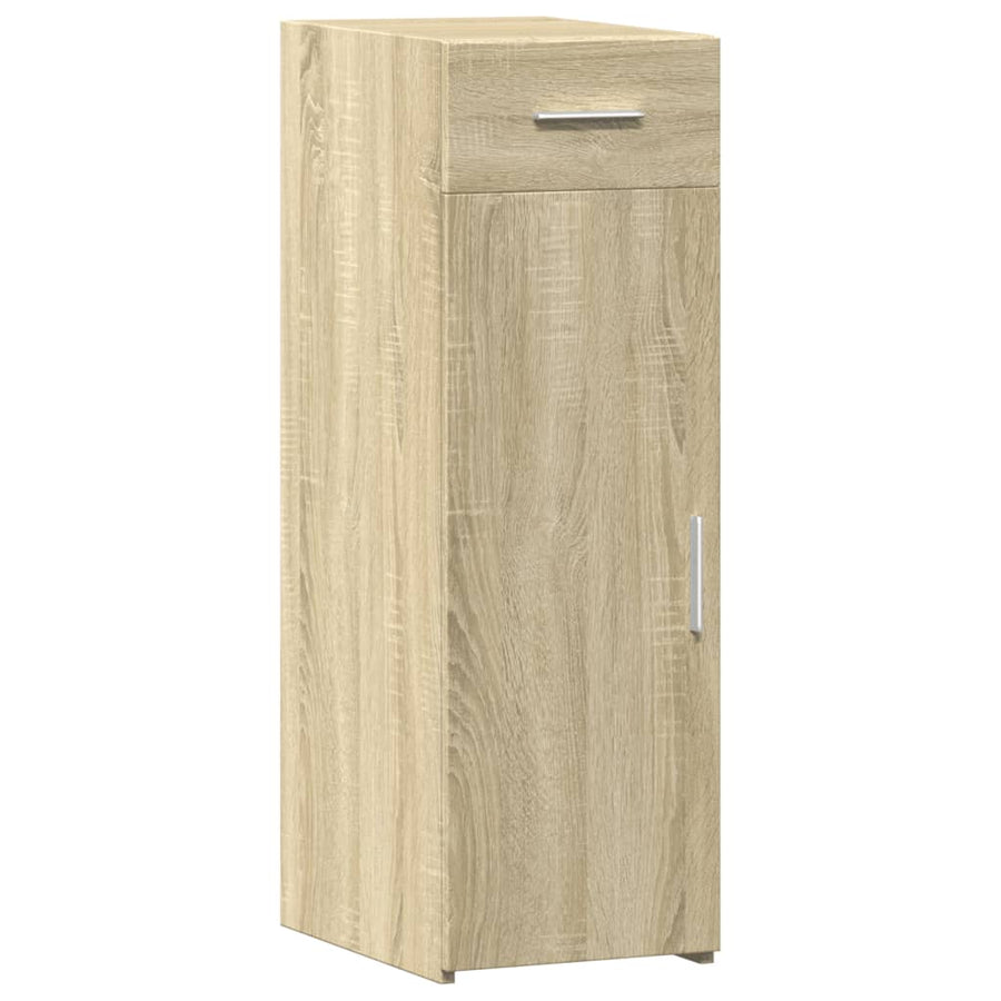 Dressoir 30x42,5x93 cm bewerkt hout sonoma eikenkleurig