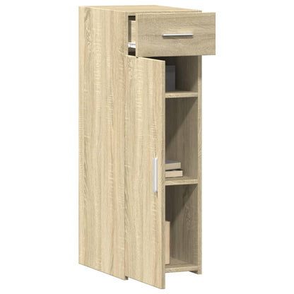 Dressoir 30x42,5x93 cm bewerkt hout sonoma eikenkleurig