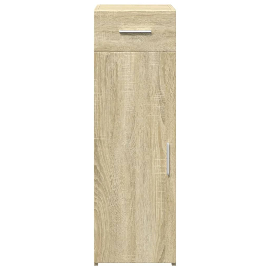 Dressoir 30x42,5x93 cm bewerkt hout sonoma eikenkleurig