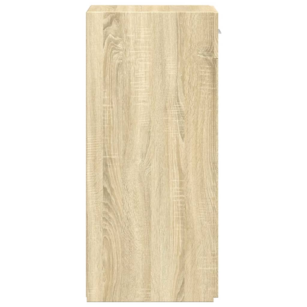 Dressoir 30x42,5x93 cm bewerkt hout sonoma eikenkleurig