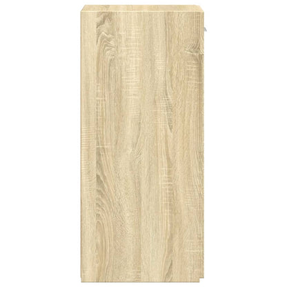 Dressoir 30x42,5x93 cm bewerkt hout sonoma eikenkleurig