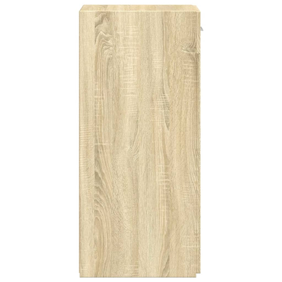 Dressoir 30x42,5x93 cm bewerkt hout sonoma eikenkleurig