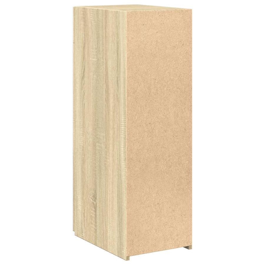Dressoir 30x42,5x93 cm bewerkt hout sonoma eikenkleurig