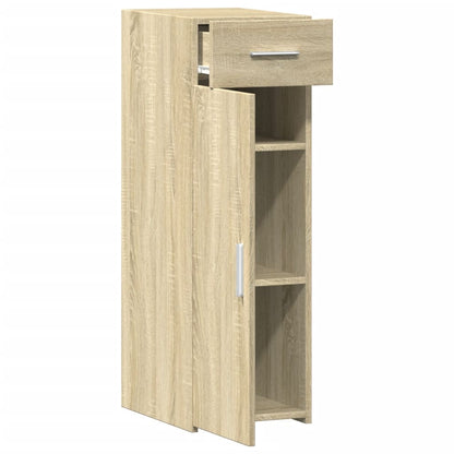 Dressoir 30x42,5x93 cm bewerkt hout sonoma eikenkleurig
