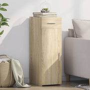 Dressoir 30x42,5x93 cm bewerkt hout sonoma eiken