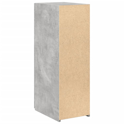 Dressoir 30x42,5x93 cm bewerkt hout betongrijs